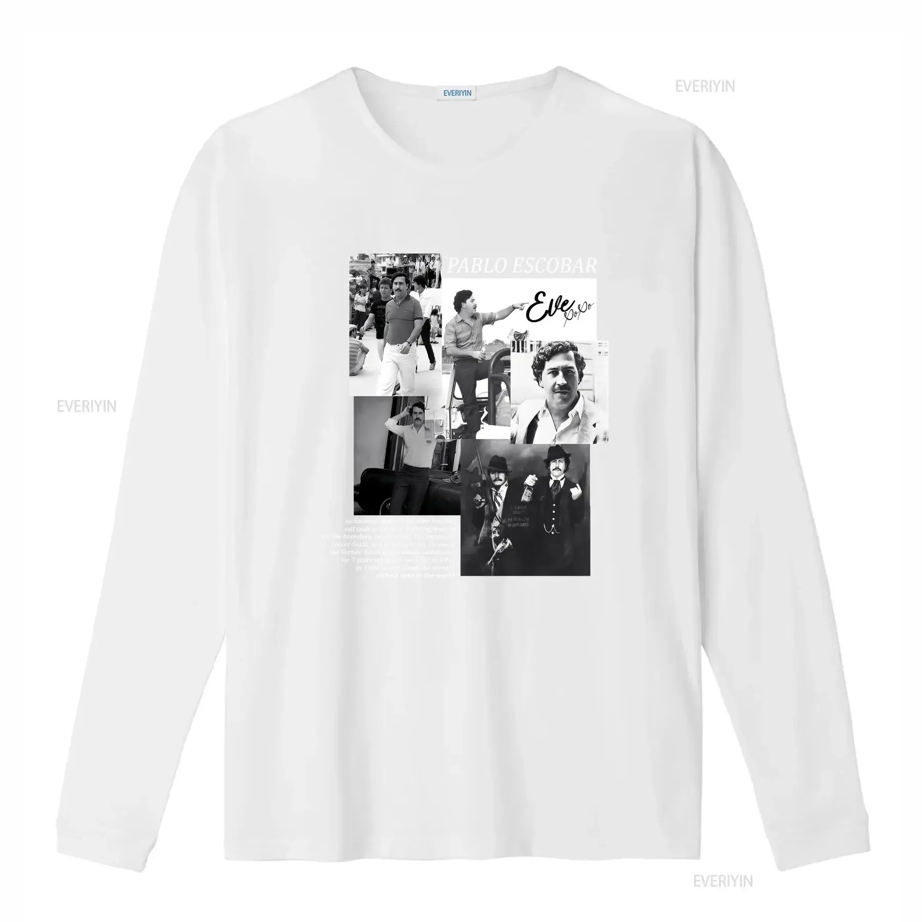 Pablo Escobar T Shirt LIMITED EDITION long or short sleeves vintage Washed Breathable Stylish Comfortable Unisex Slightly