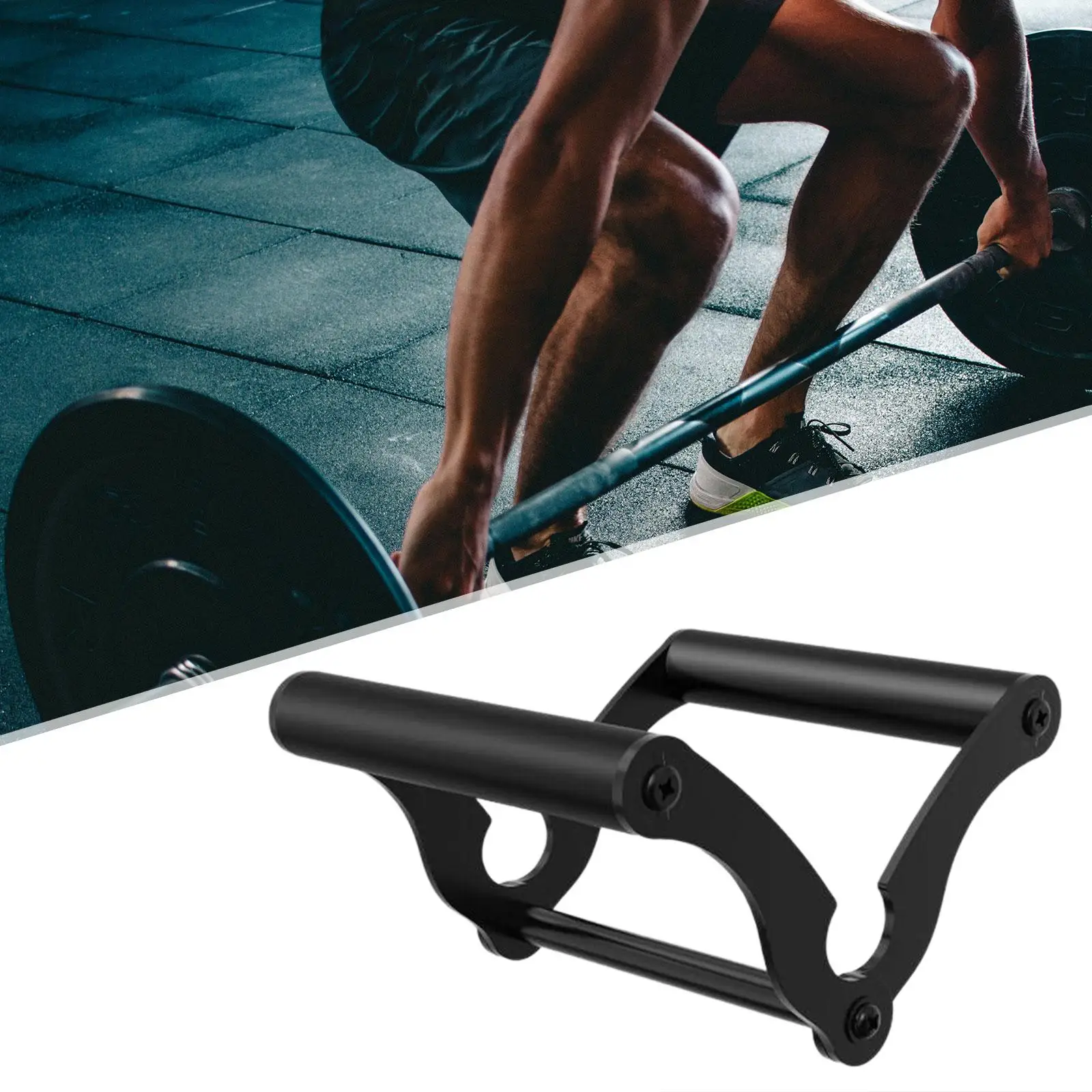 Multi Grip Landmine Handle Ergonomic Pull Down Barbell V Bar Fitness Rack Attachment for Strength Training