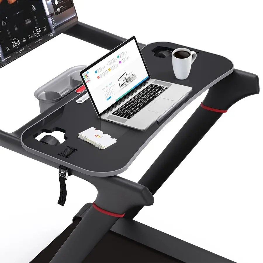

Desk Attachment,Peloton Tread Tray Ergonomic Platform, Laptop Holder with Tablet Holder,New Universal Cooling Holes Laptop Stand