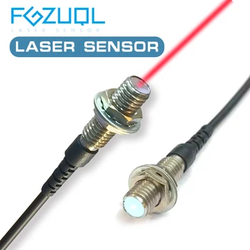 M8 cylindrical type laser sensor TR-D200 diffuse reflection photoelectric switch 12~24V NPN PNP sensitivity adjuster