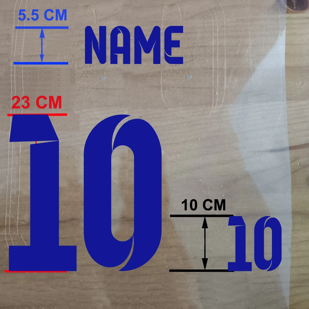 Super A Retro customized 04 06 07 08 10 11 12 14 2019 2020 2021 2022 number Font Football Team Home And Away Name Number Patches