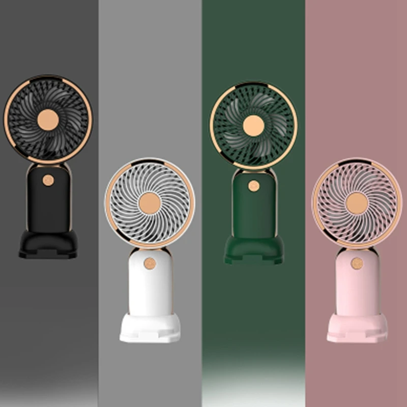 ABGR-USB Мини-ручной вентилятор Маленький персональный вентилятор для макияжа Вентилятор для ресниц для пеших прогулок Путешествия Домашний офис