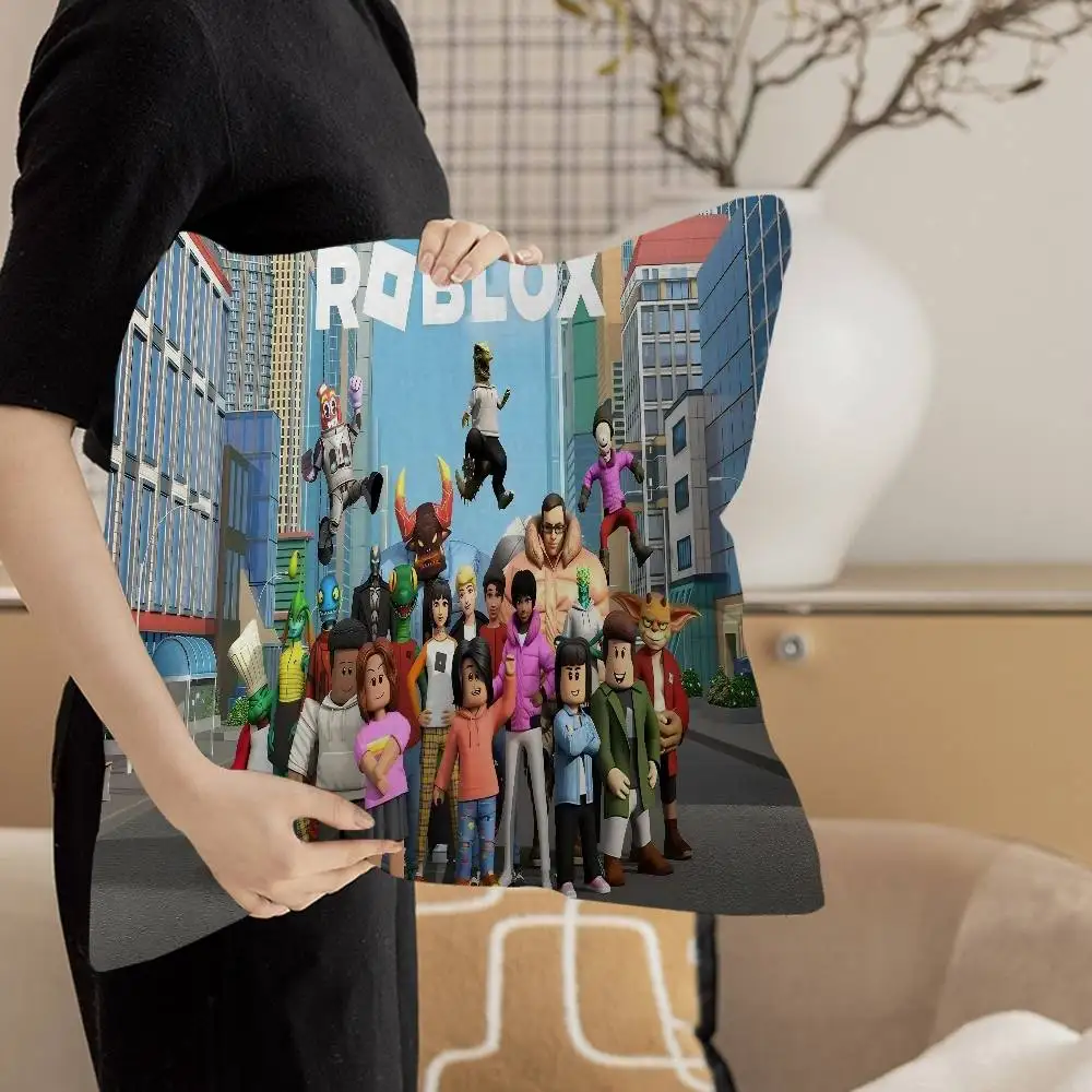 Hot Game R-Robloxs-X Pillow Anime Pillow Sofa Bed Head Pillow Cover Cushion Cover 45x45 cm Fashion