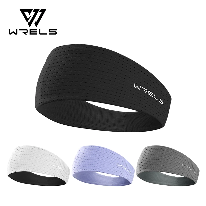 WRELS Leichte, tragbare Schweißbänder für Workout, Joggen, ultradünn, für Männer und Frauen, Fitness, elastisches Stirnband, Yoga, Tennis, Gym, Sport-Stirnbänder