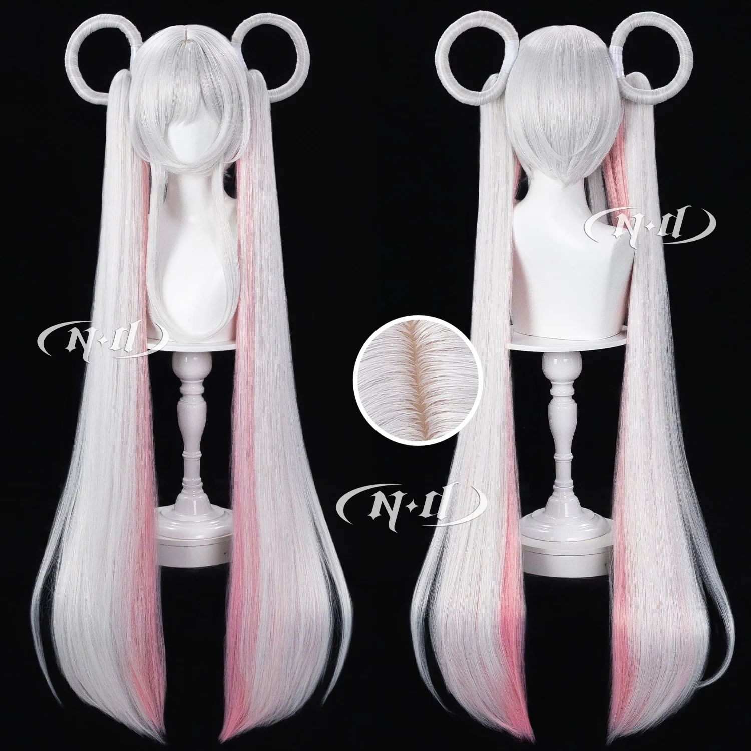 ND Brand Runami Yachiyo Cosmic Princess Kaguya! Cosplay Wigs Hair Hairpiece for Comic-con Cosplayer Halloween Costume Party
