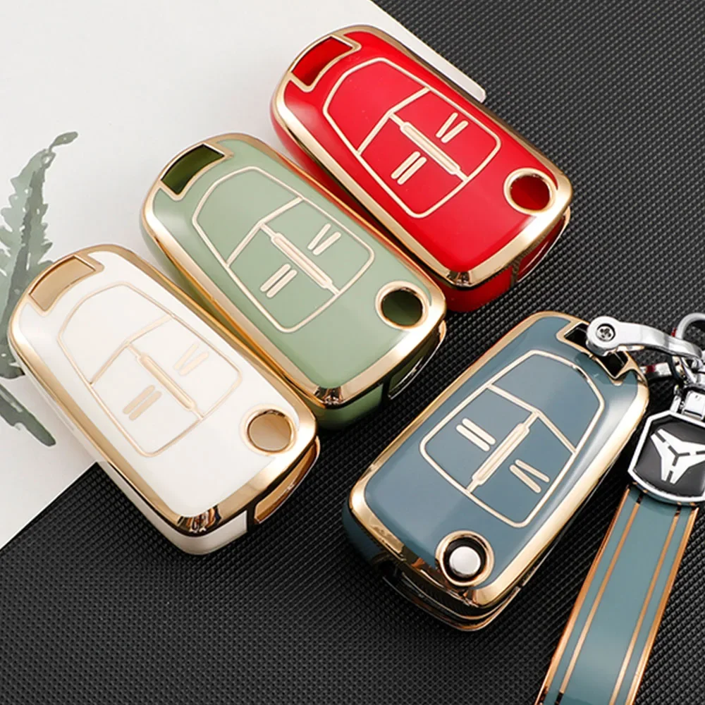 Car Remote 2Button Key Cover Case Shell Keychain for Opel Vauxhall Astra J Corsa D Insignia Vectra C Zafira Signum Accessories