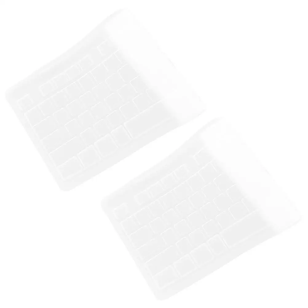 

2 Pcs Keyboard Protector Silicone Film Accessory Waterproof Cover Protection Dust-proof Protective