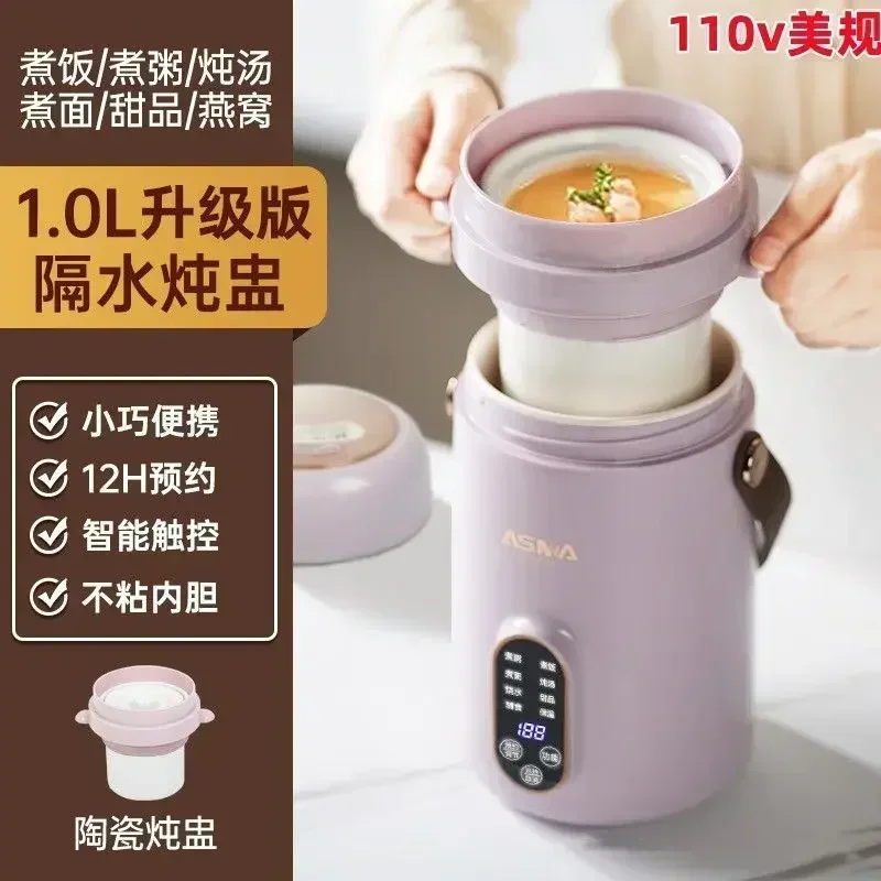 110Vus export multi-function electric cooker large capacity cooker small portable soup porridge artifact baby food free shipping