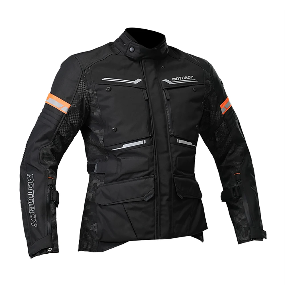 

Motorcycle Jacket Waterproof Man Motorcycle Clothes Chaquetas With Removeable Linner Fall Prevention The Four Seasons