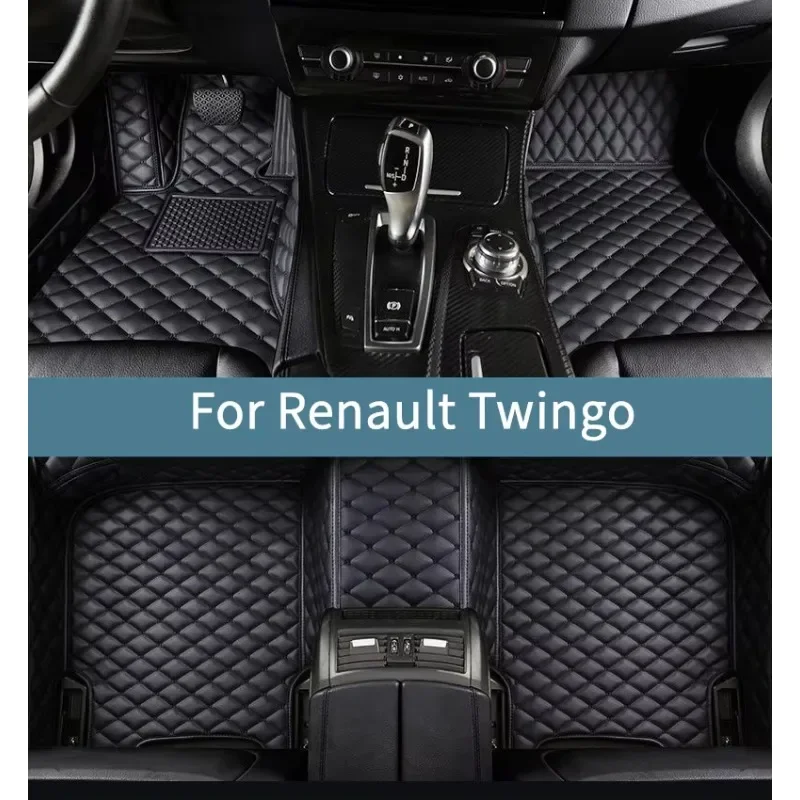 Car Floor Mats For Renault Twingo 2021 2022 2023 2024 2025 2026 2027 2028   Waterproof  Floor Mats For Cars Accessories