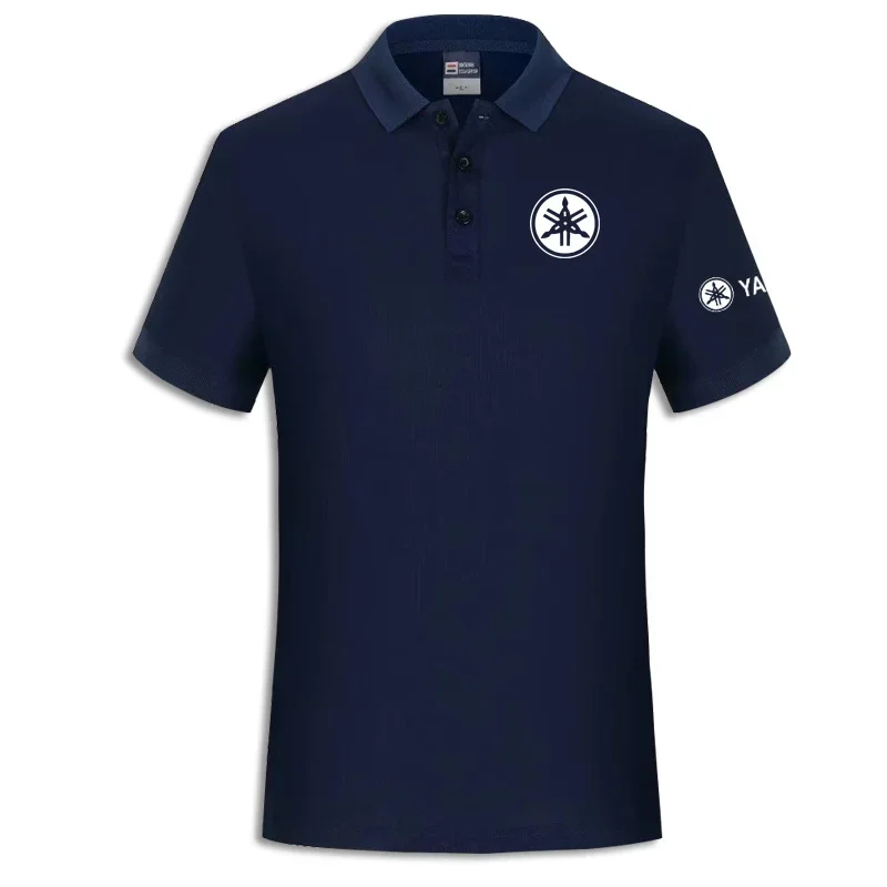 2025 جديد حار ياماها ياماها دراجة نارية أسطول 4S مخزن ملابس العمل الأدوات التلبيب قميص بولو الرجال تي شيرتات قصيرة الاكمام الصيف