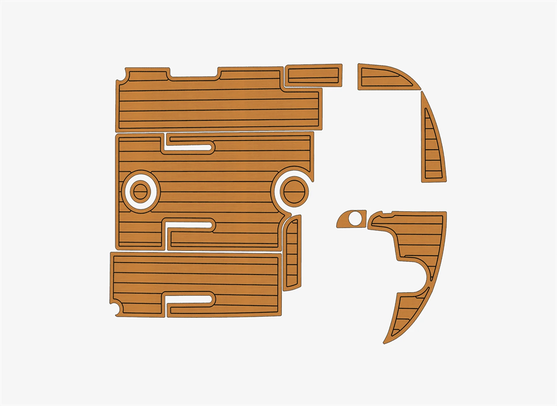 

Нескользящий морской коврик из искусственного тикового дерева из ЭВА, самоклеящийся коврик для яхты, кокпита диаметром 6 мм для 1998 года, Wellcraft Scarab 29, настил для лодок, простая установка