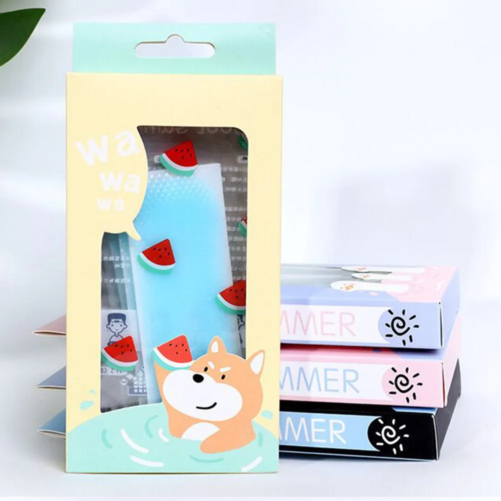 

5 шт. охлаждающих летних патчей для быстрого облегчения состояния, охлаждающие наклейки для лба от сонливости и усталости