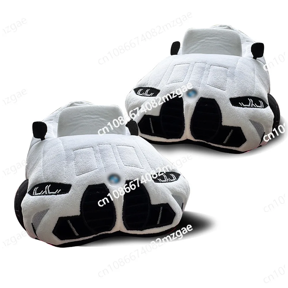 Simulation Sports Car Car Car Plush Home Couple Floor Indoor Slippers