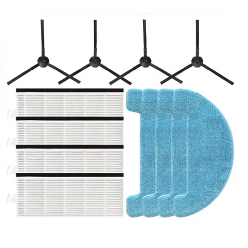 BAAN-For Danhui NR15 الذاتي تفريغ روبوت فراغ الجانب الرئيسي فرشاة خرقة منظف المرشّح أجزاء استبدال ملحقات المكنسة الأساسية