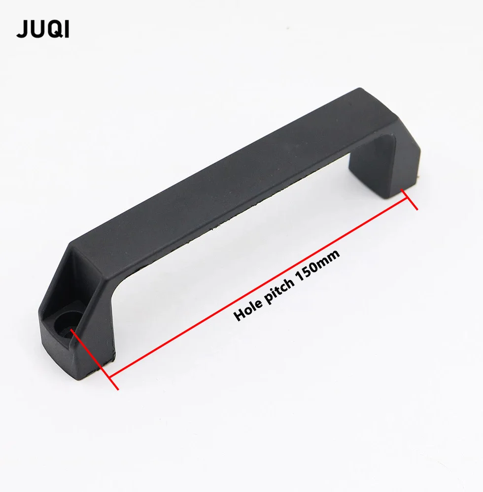 Thickening 150mm Medium distance  Black nylon plastic handle toolbox handle cabinet door handle industrial equipment handle