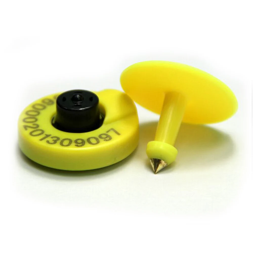 RF ID Card 10pairs/lot 134.2khz long range em4305 FDX-B rfid chip animal ear tag tracking chip tags for pets animals