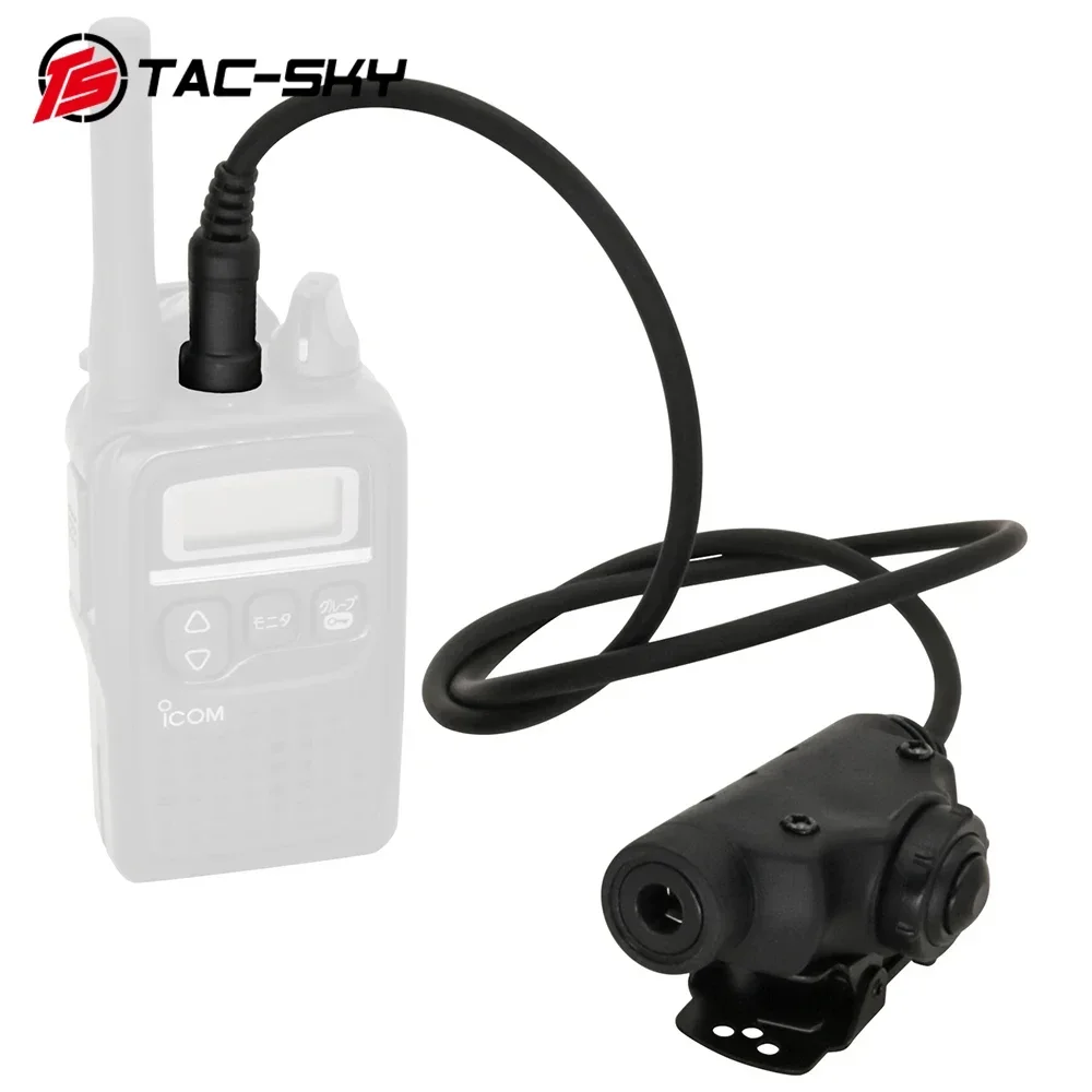 

TAC-SKY forYAESUVERTEX Tactical Headset PTT Adapter V2 U94 Ptt Radio Adapter For Yaesu Vertex VX-6R VX-7R Ft-270 Walkie Talkie