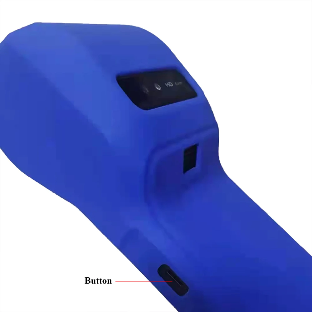 غطاء واقي من السيليكون الناعم مضاد للسقوط ، حافظة جلد ، غطاء لطبقة حماية الشاشة من الزجاج المقسى SUNMI V2S V2