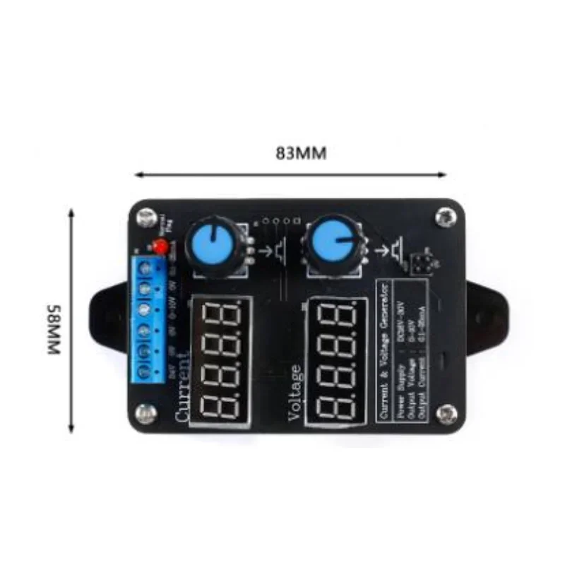 High Precision Handheld 0-5V-10V 0-4-20-25mA Voltage Source Current Source Signal Generator Simultaneously Outputs