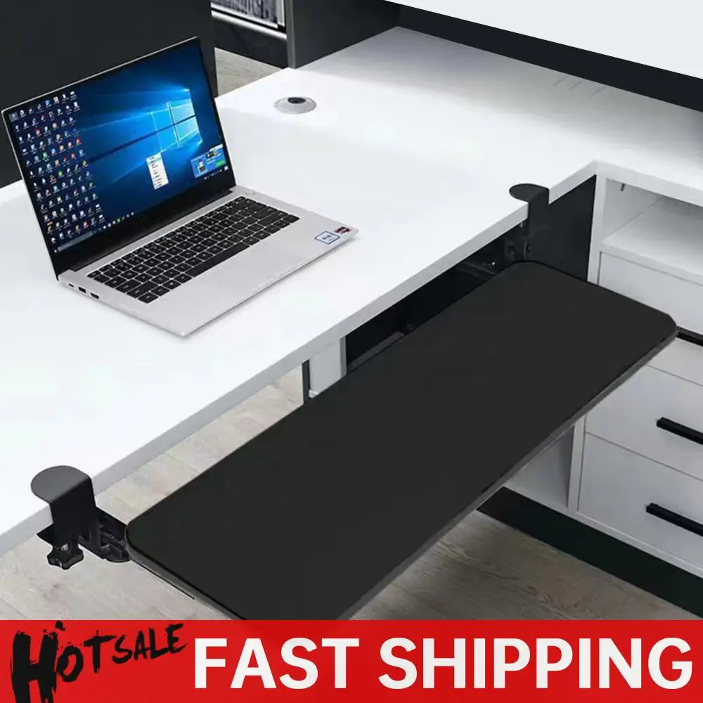 Keyboard Tray Under Desk Height Adjustable Pull Out Keyboard Tray Slide Out Computer Keyboard Drawer Under Desk Keyboard Drawer