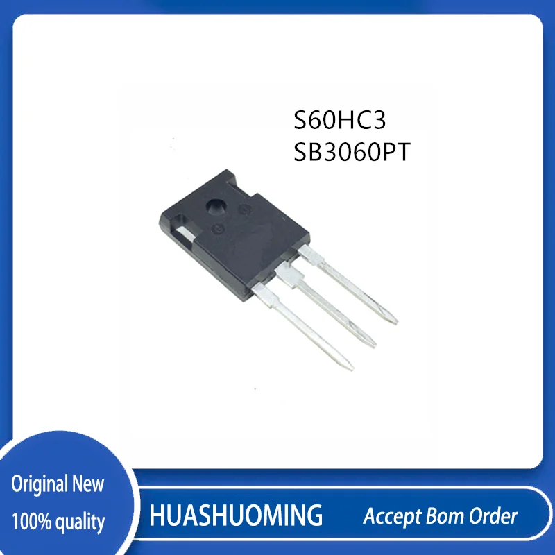 1Pcs/Lot S60HC3 60HC3 SB3060PT   SB3060 TO-247-3