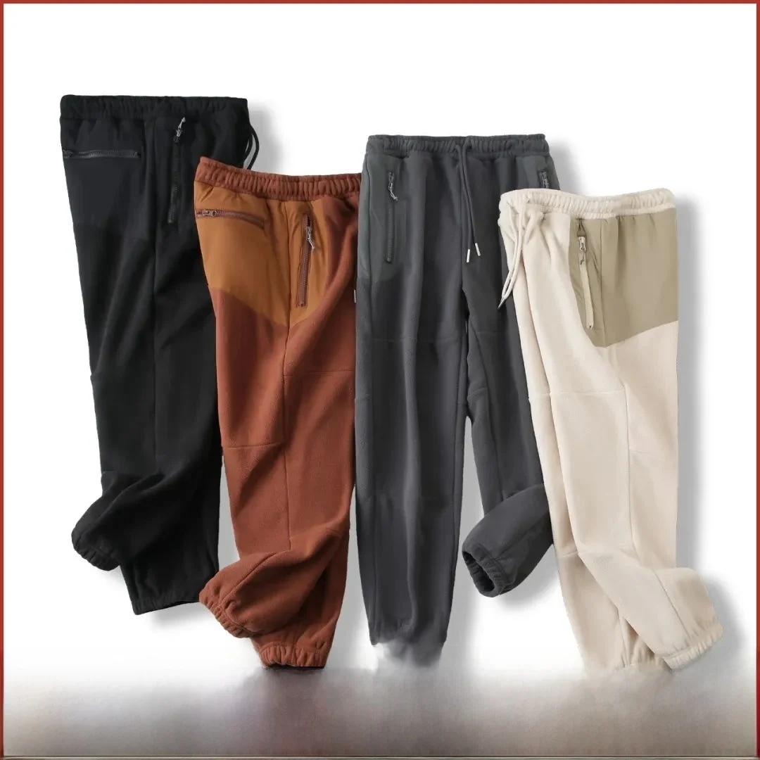 

Уличные мужские брюки на подкладке, молодежные повседневные длинные брюки, Thiened, зимнее новое поступление, цветные прямые брюки...