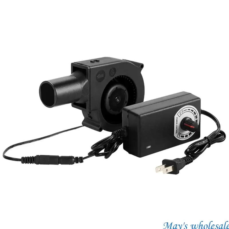 

Эффективный нагнетательный вентилятор 12 В с регулятором скорости для оптимальной вентиляции в небольших печах и электронном