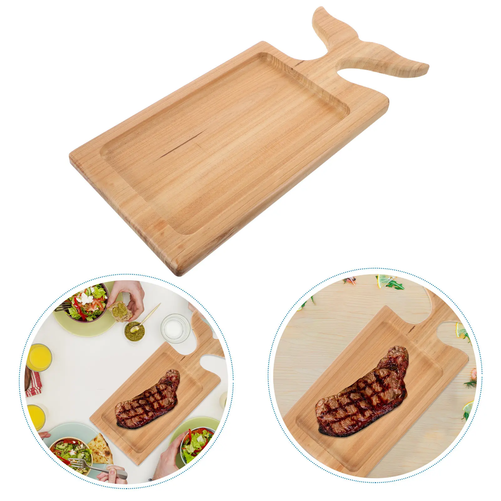 Rustic Pine Tray Wood Serving Board Pineapple Design for Grilling Baking Fruit Cheese Bbq Entertaining Fruit Plate Tray