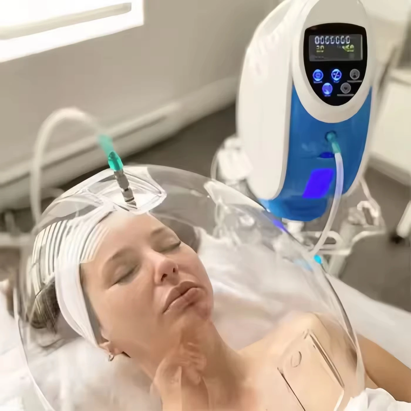 

Anion Oxigen Facial Machine Oxgen Jet Peel Dome Masks Oxygen Facial Machine For Skin Rejuvenation
