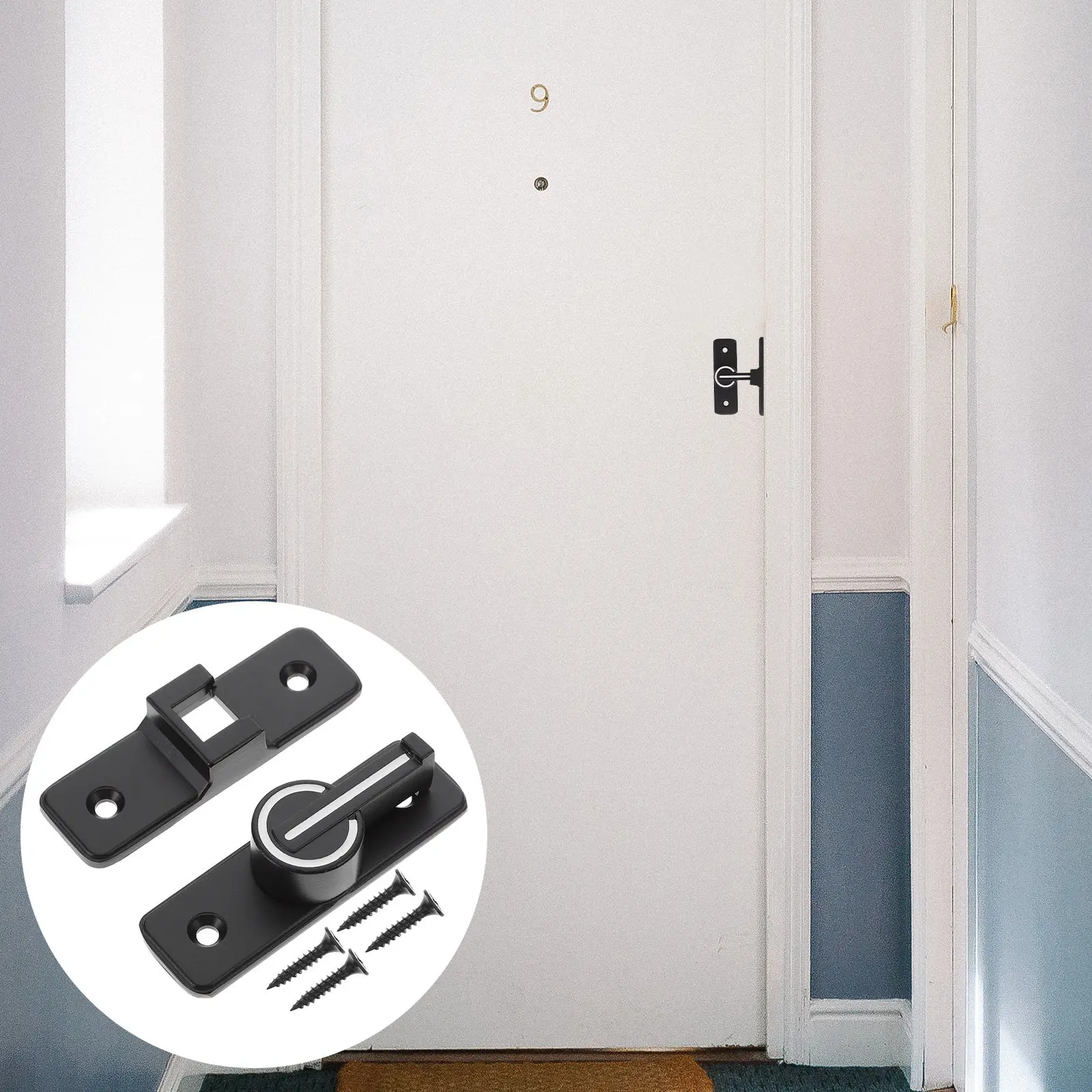 

Угловой светящийся замок-защелка 90 градусов для раздвижных дверей, амбаров, гаражей, окон, жалюзи, двойных ворот, защитных перегородок