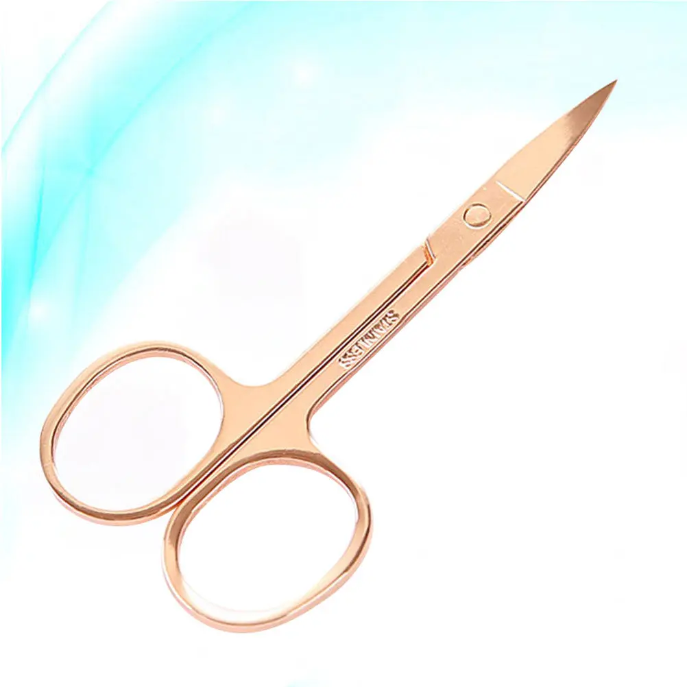 tesoura-para-pelos-do-nariz-aparador-de-sobrancelhas-cortador-de-pelos-laminas-de-precisao-douradas-em-aco-inoxidavel-pontas-redondas-higiene-segura-e-indolor