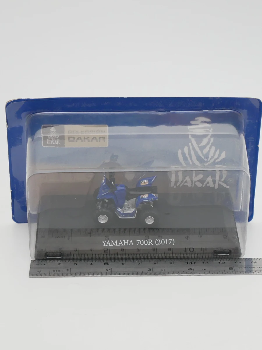

Diecast Ixo 1:43 Scale Yamaha 700R 2017 Yamaha ATV Dakar Rally Alloy Car Model Collectible Toy Gift Souvenir Display Ornament