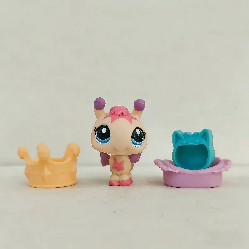 Lps Figura Yellow Bee Blue Eyes W/4Pcs Accessori Littlest Pet Shop Toy #2089