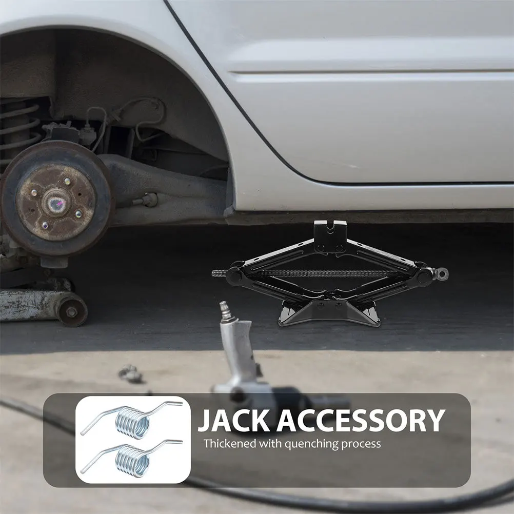 

2pcs Return Spring For 3-Ton Hydraulic Jack Heavy Duty Iron Construction Durable Replacement Part Compatible With Horizontal