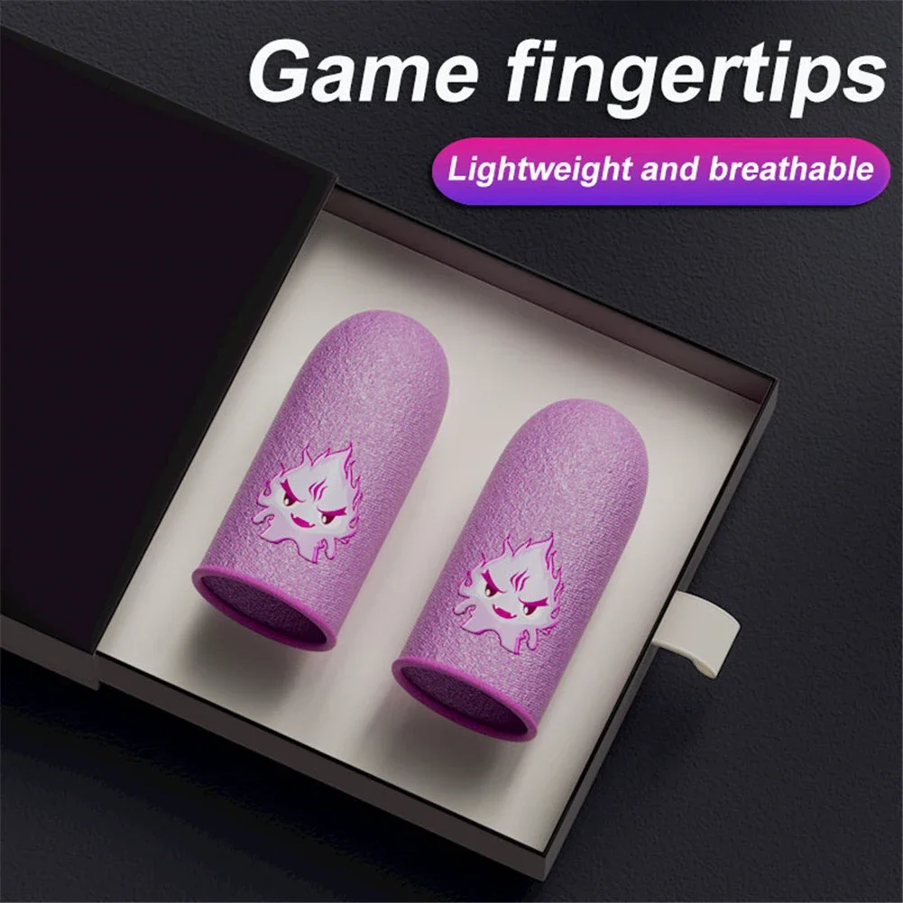 Captain Chicken Game Finger Sleeves Ultra-thin Luminous Anti-sweat Thumb Sleeves Breathable Fingertips Cover For