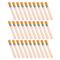 30pcs/set Cleaning Brush Dust Removal With Wooden Handle For Paint Drawing Tools Cleaning Brush Set Wooden Handle Paint Tool Set