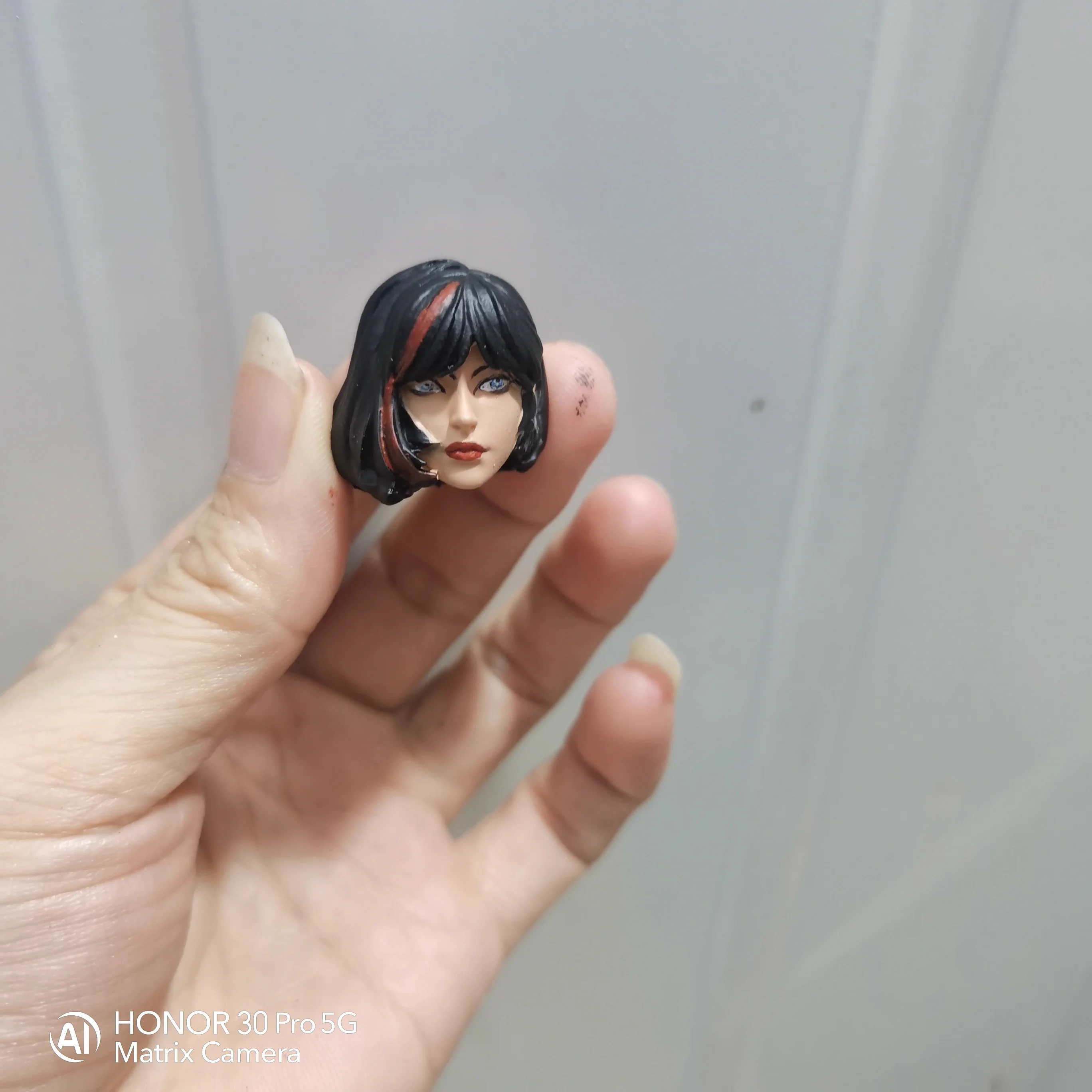 

1/12 Painted Little Girl Comics Head Carved Model Fit Mcfarlane Action Figure