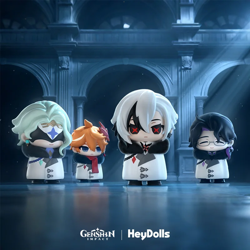 Mini Caixa Surpresa da Série Fatui Harbingers de Genshin Impact # Conjunto Completo miHoYo