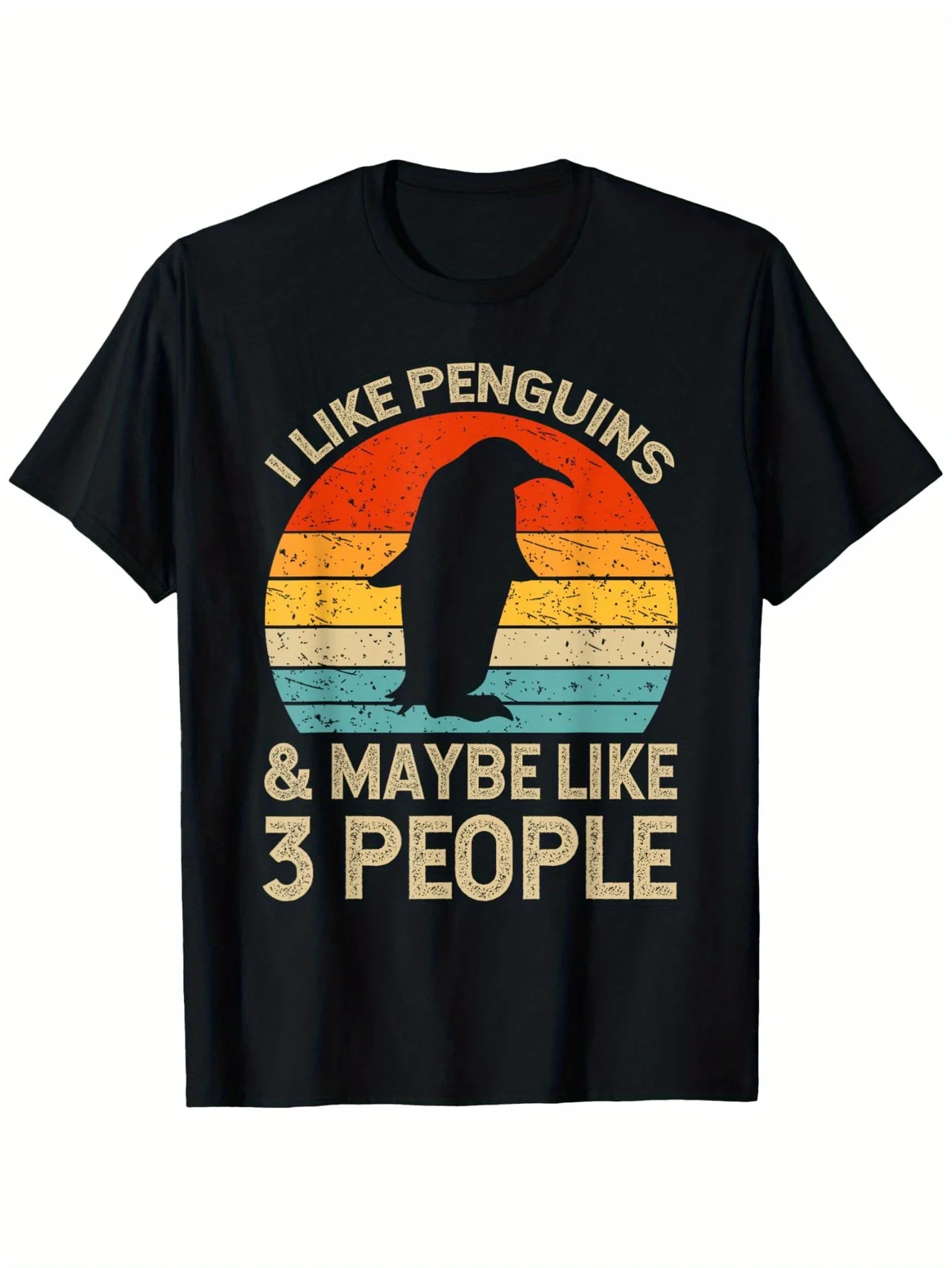 

Penguin "I Like Penguins" T-Shirt - 100% Cotton, S-XXXL, Unisex All-Season Tee