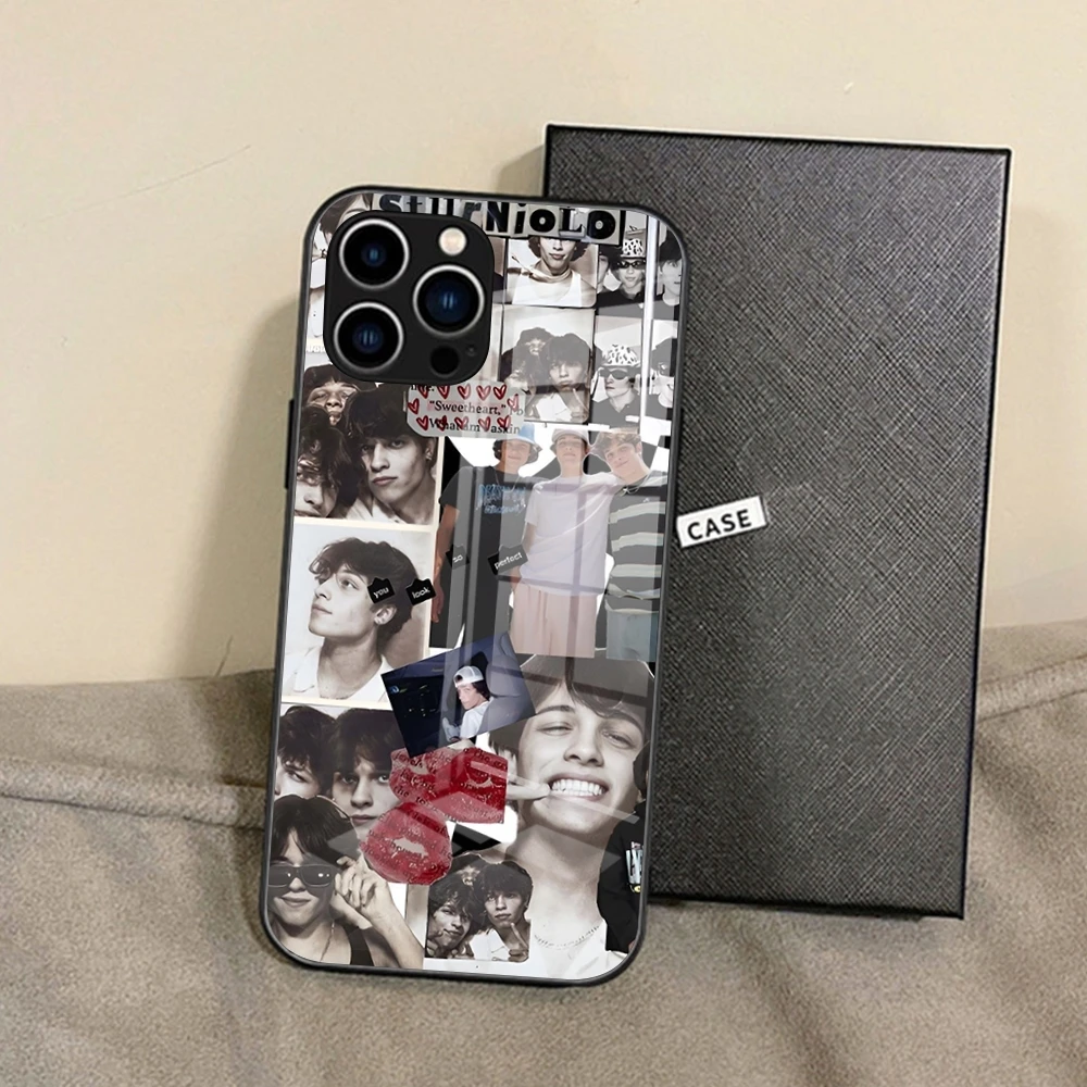 Sturniolo Triplets Phone Case for iPhone 15 Pro Max14 Pro 12 11 13 Mini X XR XS 8 7 Plus SE Tempered glass Back Cover image 6