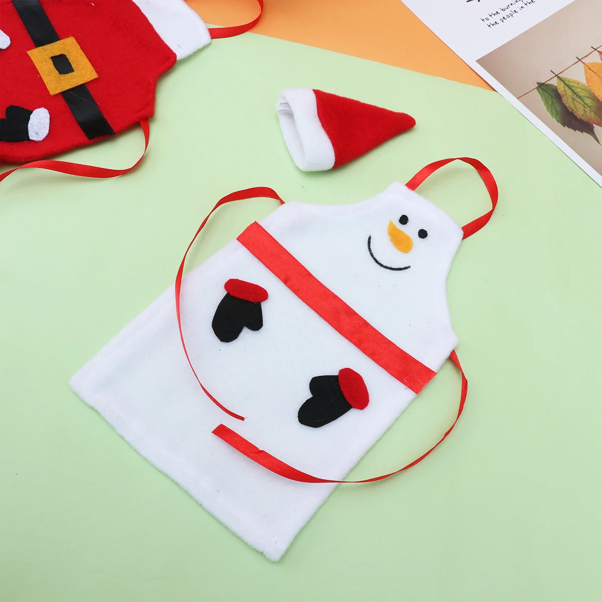 

2Pcs Red Wine Bottle Sleeves Christmas Cover Party Table Decoration Holiday Home Festive Decor Wine Bottle Cover