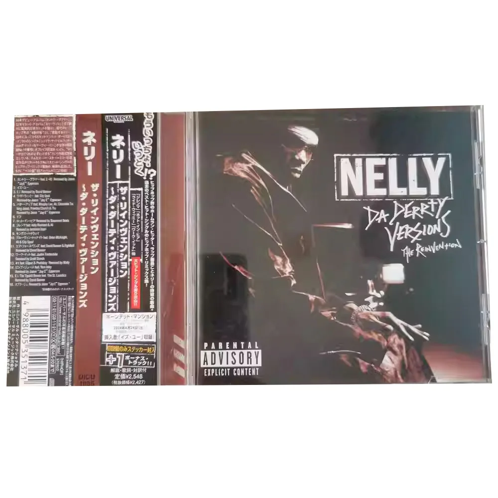 CD Nelly Da Derrty versões fundidas com melodias pop e ritmos brisk do rap do sul, é uma do rap representativo