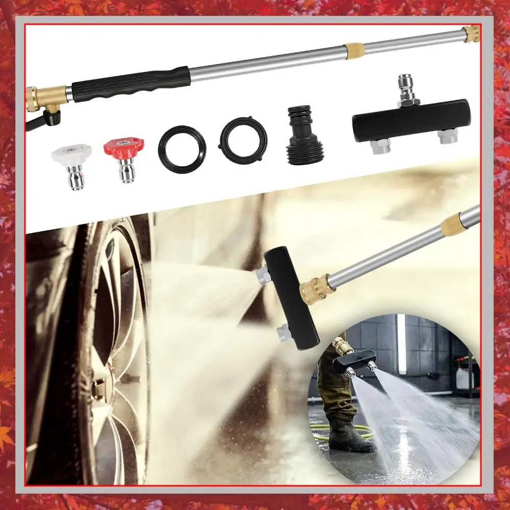 

Jet Nozzle for Garden Hose with 3 Different Nozzles High Pressure Hose Nozzle High Pressure Power Washer for Car Garden Cleaning
