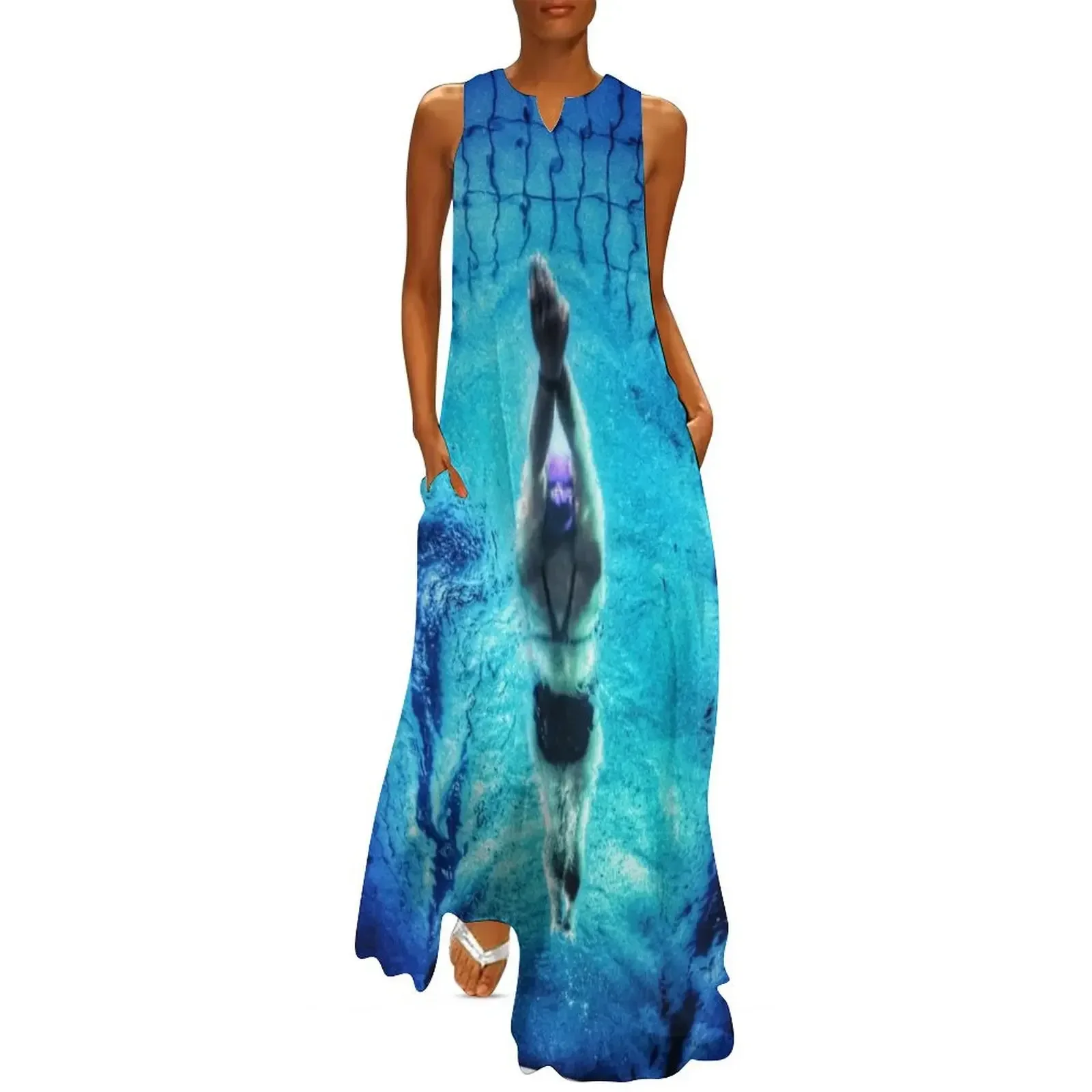 

Swim From the Heart Long Dress Woman's evening dress Women's evening dress Party dresses for women