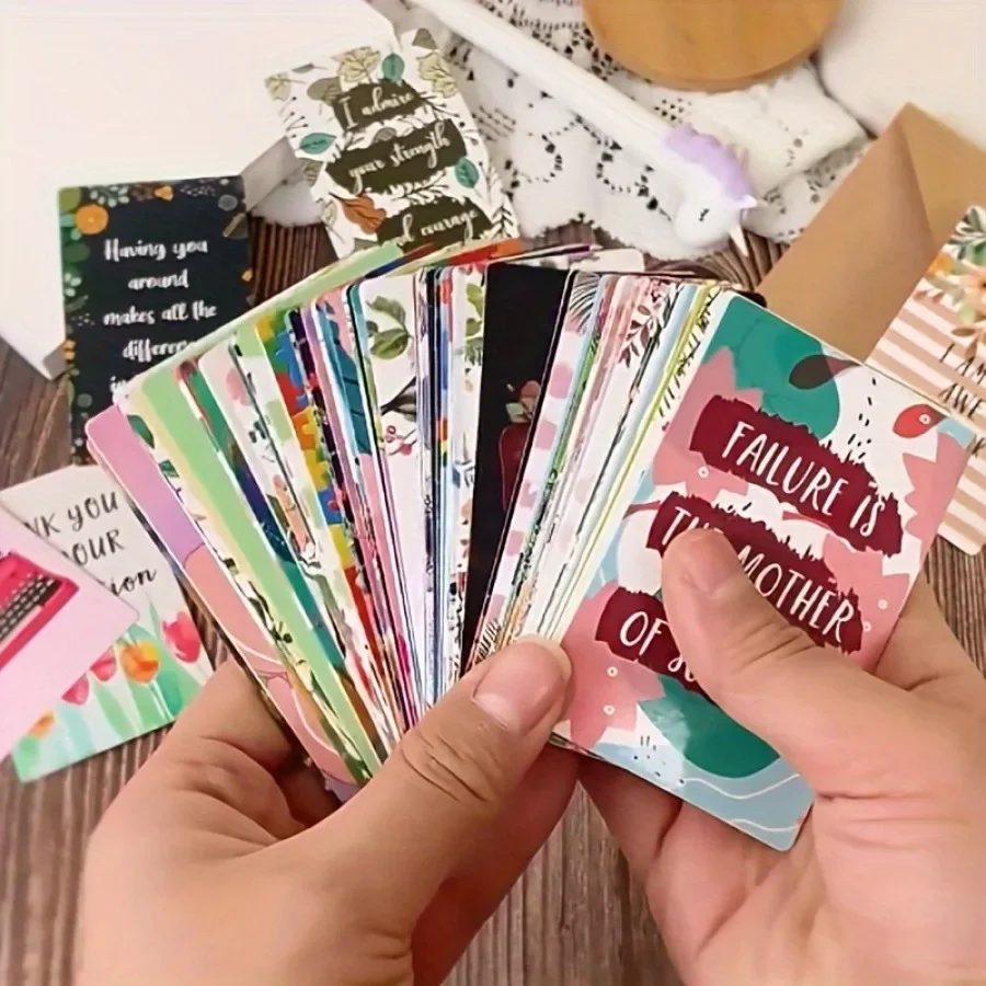 72 Stück/Packung inspirierende Grußkarten – Positive Energie, motivierende Zitate von Studenten und für alle Anlässe – Perfekt für – Detail 2