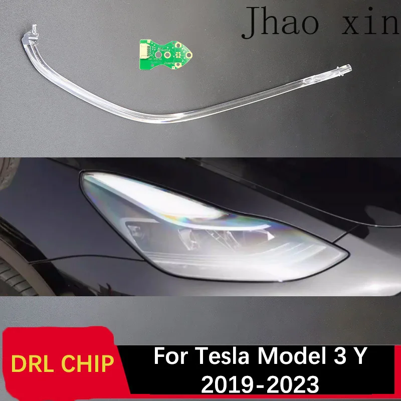 

White Light Ballast Suitable for Tesla Model 3 Y Circuit Board 2021-2023 Lens Version Angel Eye Car Headlight DRL CHIP Lamp Tube