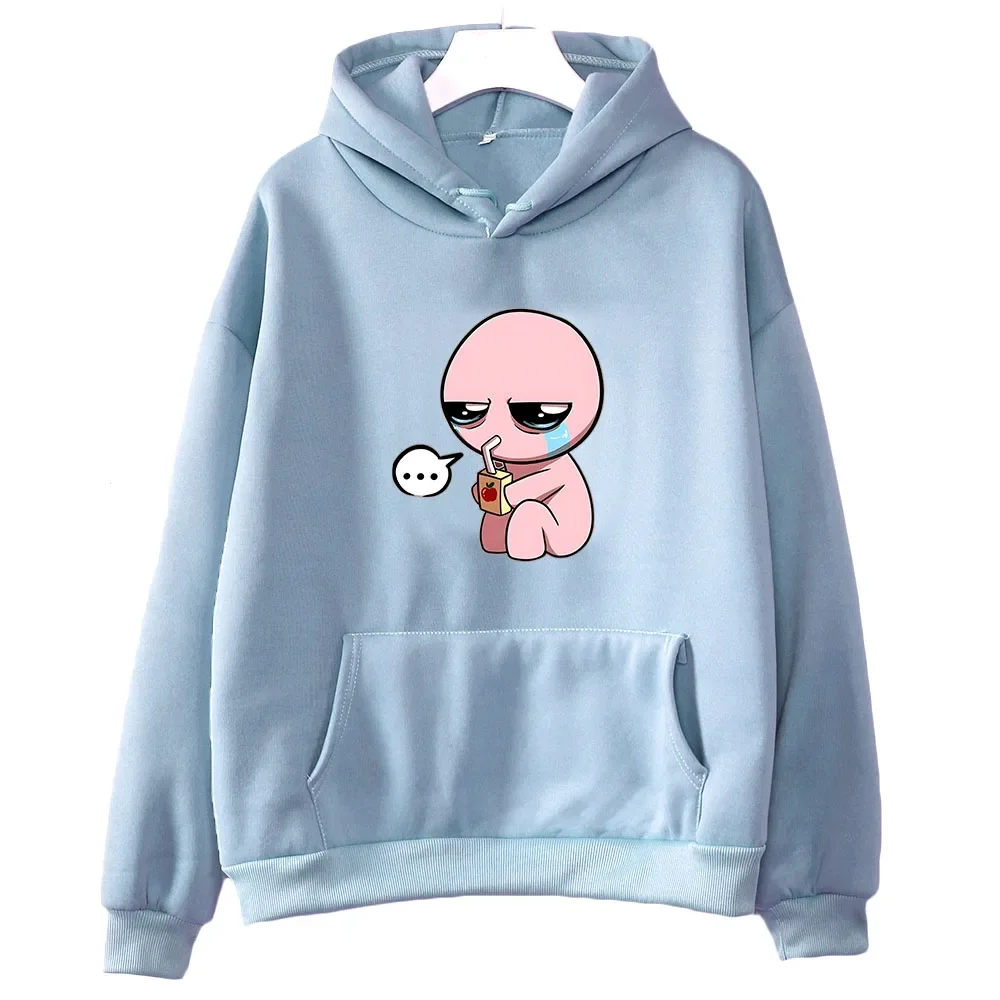 Roguelike The Binding of Isaac Oversized Hoodie WOMEN Kawaii/Cute Game Long-sleeved Sweatshirt Cartoon Regulai Fit Aesthetic Top