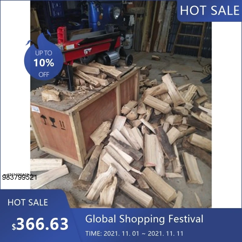 

1217 Эксклюзивный 8T деревообрабатывающий гидравлический станок для резки древесины HLS8T-52 Станок для раскалывания древесины Woodworki 96