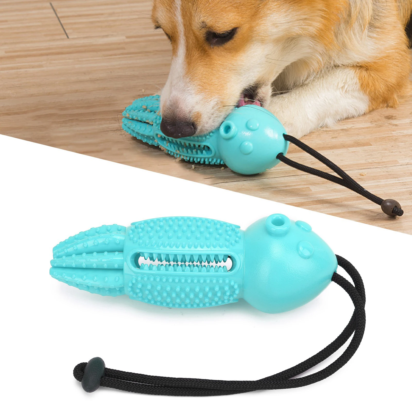 Dog Toothbrush Toy Bite Resistant Teeth Cleaning Chew Toys For Small And MediumSized Dogs